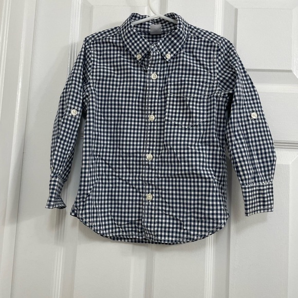 🎈🎈🎈Toddler Gap Gingham check Print Shirt Size 3T - Picture 3 of 7